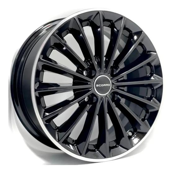 Imagem de Kit 4 Rodas Aro 15 4x100 Sandero Scorro S195