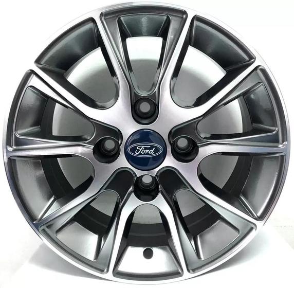 Imagem de Kit 4 Rodas Aro 15 4x108 Ford Ka Eco Fiesta Scorro S220 DK