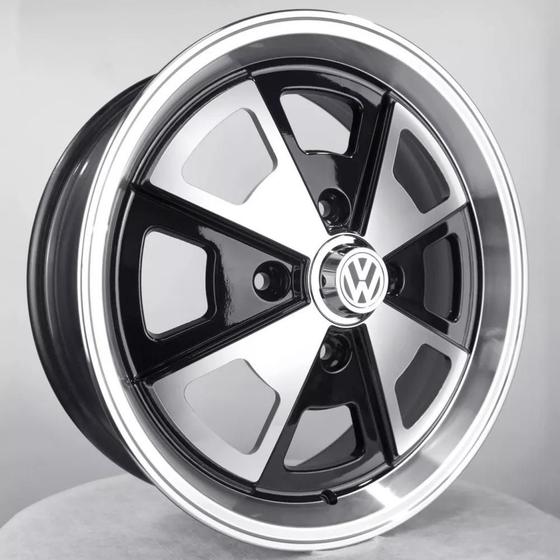 Imagem de Kit 4 Rodas Aro 15x6 4x130 VW Fusca BD Krmai R84