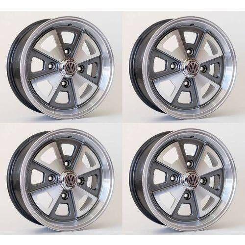 Imagem de Kit 4 Rodas Aro 15x6 4x130 VW Fusca GD Krmai R84