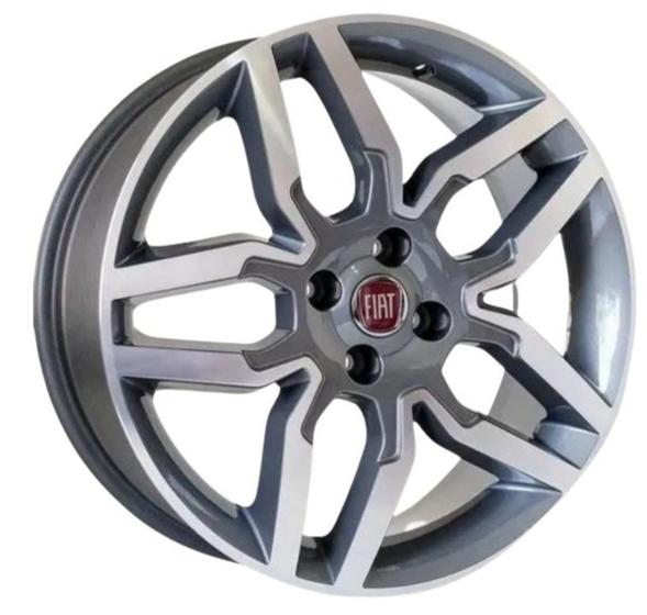 Imagem de Kit 4 Rodas Aro 15x6 Fiat Ideia Sport 4x98 GD Zk-530