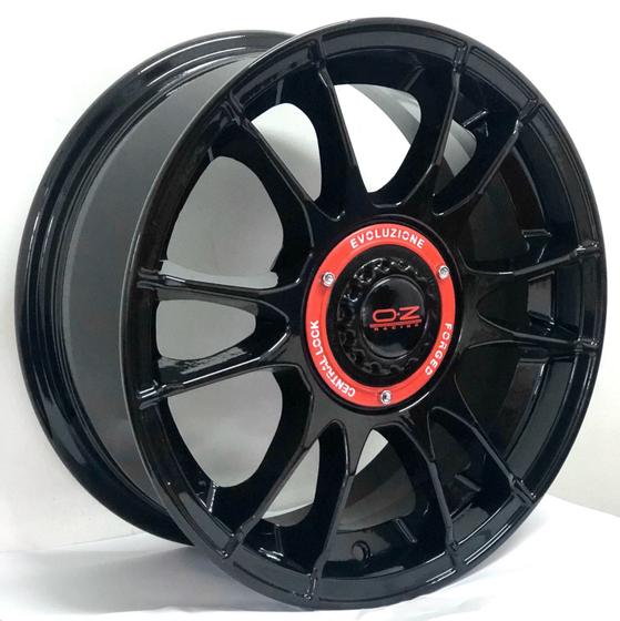 Imagem de Kit 4 Rodas  Aro 15x6 Oz Ultraleggera 4x100/108 Black S281