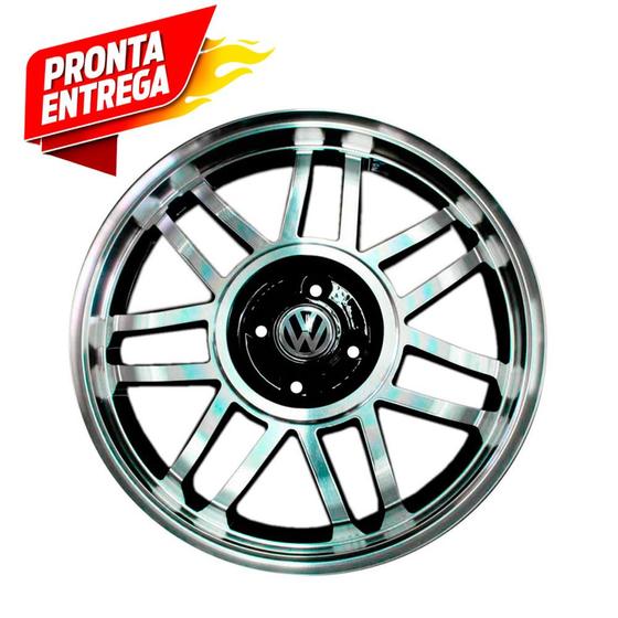 Kit 4 Rodas Aro 17x6 Vw Gol Gt Snowflakes 4x100 BD Zk-700 Menor preço em Kit 4 Rodas Aro 17x6 Vw Gol Gt Snowflakes 4x100 BD Zk-700