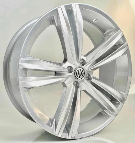 Imagem de Kit 4 Rodas Aro 17x7 4x108 Tiguan HG Krmai S18