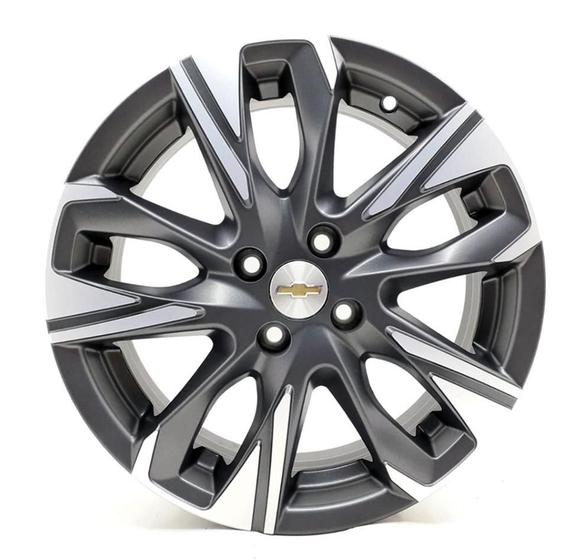 Imagem de kit 4 Rodas Aro 17x7 Gm Tracker 2020 4X100 GD Krmai S24