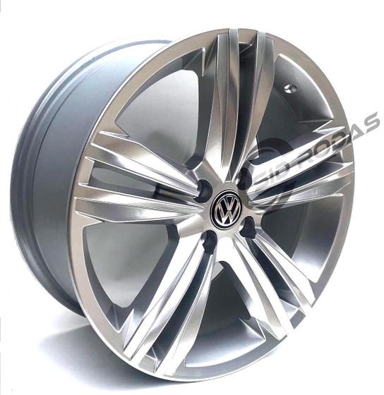 Imagem de Kit 4 Rodas Aro 17x7 Vw New Tiguan 4X100 HG Krmai S18