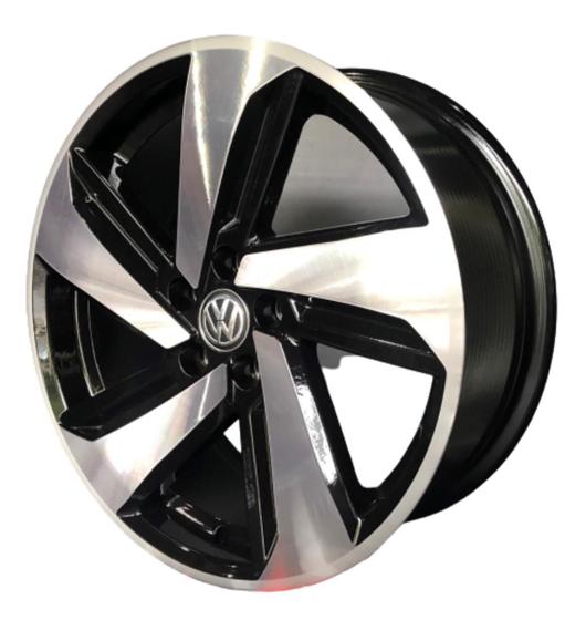 Imagem de Kit 4 Rodas Aro 17x7 Vw Polo GTS 5X100 BD BRW 1330