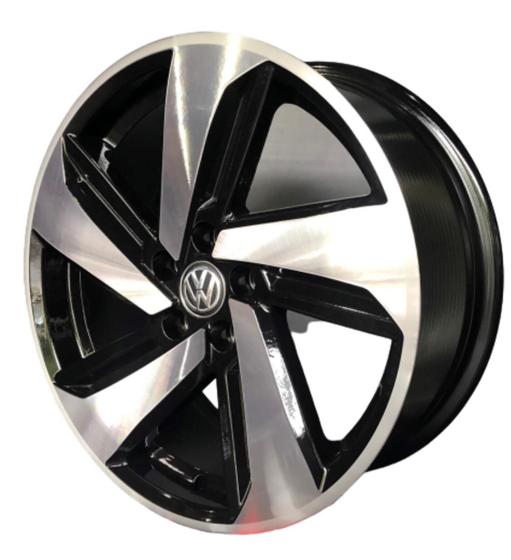 Imagem de Kit 4 Rodas Aro 17x7 Vw Polo GTS 5X112 BD BRW 1330