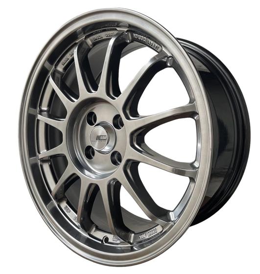 Imagem de Kit 4 Rodas Aro 17x7,5 SSR Reiner 4x100 Et38 Cromo Black