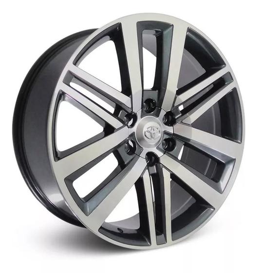 Imagem de Kit 4 Rodas Aro 18x7 6x139 Toyota Hilux SW4 GD Krmai R72