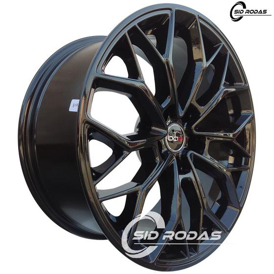 Imagem de Kit 4 Rodas Aro 18x8 BBS Stroller 5x100 ET 40 Black B.A.R