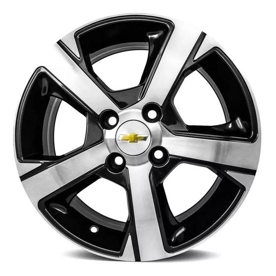 Imagem de Kit 4 Rodas Gm Onix Ltz Prisma Corsa Celta Aro 14 S259 