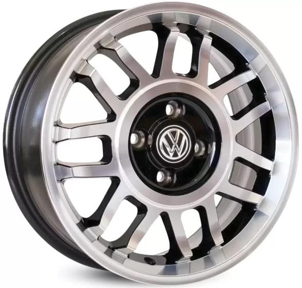 Imagem de Kit 4 rodas Gol GT Snowflake Aro 15X6 4X100 R83