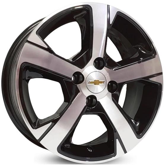 Imagem de Kit 4 rodas kr R82 modelo prisma ltz / aro 14X6 / (4X100) ET39 