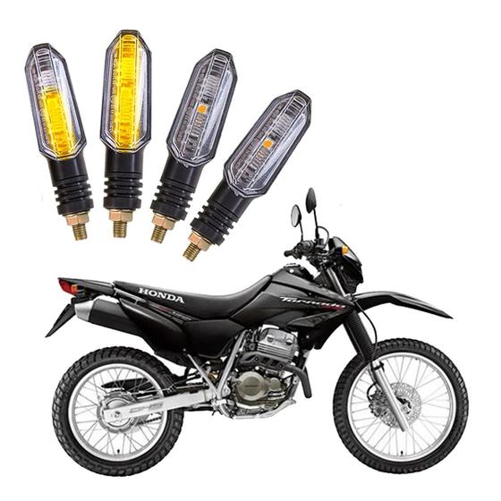 Imagem de Kit 4 Setas Sequenciais Pisca Led Universal Modelo P50S XR 250 TORNADO 2013 2014 2015 2016 2017 2018 2019 2020 2021