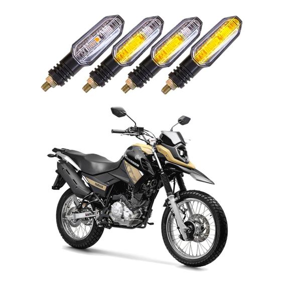 Imagem de Kit 4 Setas Sequenciais Pisca Led Universal Modelo P50S XTZ 150 CROSSER 2013 2014 2015 2016 2017 2018 2019 2020 2021