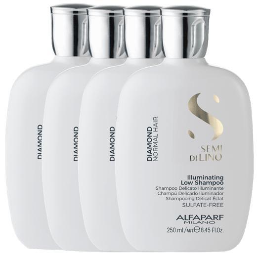 Imagem de Kit 4 Shampoo Alfaparf Diamond Illuminating  250ml