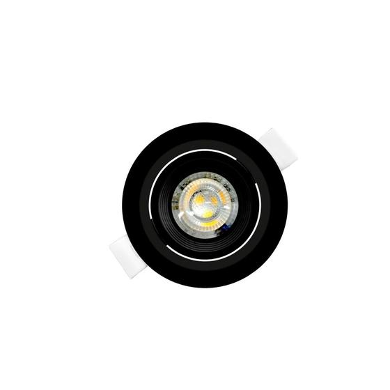 Imagem de Kit 4 Spot Embutir Redondo Alltop LED MR11 3W 38º Preto