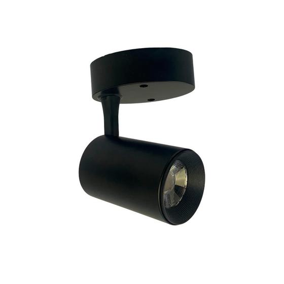 Imagem de Kit 4 Spot Sobrepor C/ Led 7w 3000k Preto