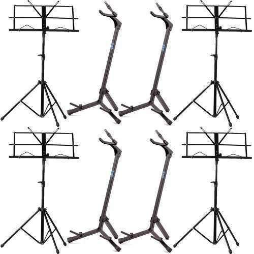 Imagem de Kit 4 Suporte Instrumento De Corda G3S + 4 Estante Partitura