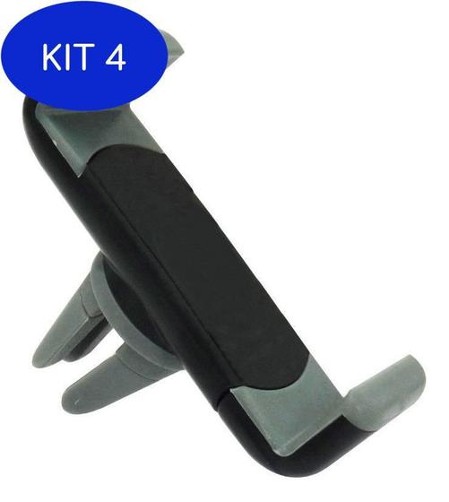 Imagem de Kit 4 Suporte Veicular Celular Ar Condicionado Smartphone