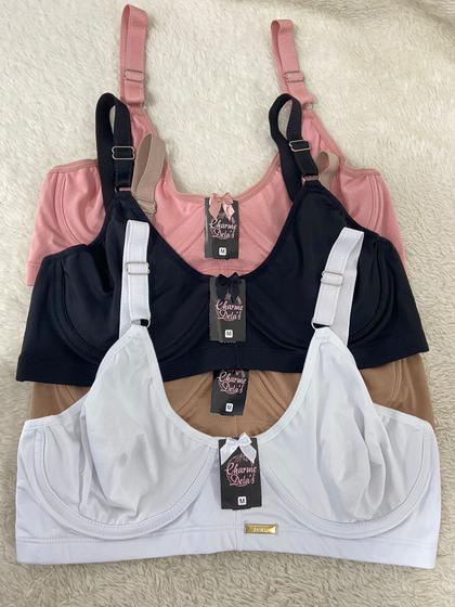 Imagem de Kit 4 Sutiã Meia Taça Arco Poliamida