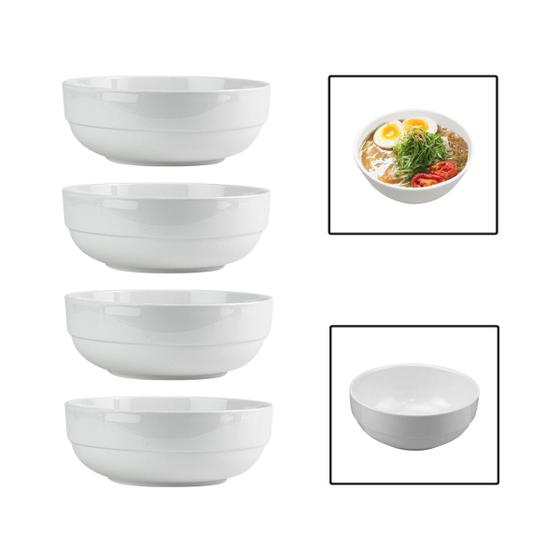 Imagem de Kit 4 Tigelas Bowl 1150ml Melamina Cumbuca Sopa Salada