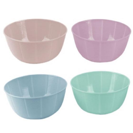Imagem de Kit 4 Tigelas Bowl 300ml Potes Coloridos Para Sobremesas