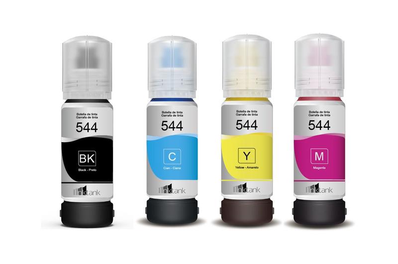 Imagem de Kit 4 Tintas 544 Para L-3110 L-3150 L-5190 L-1110