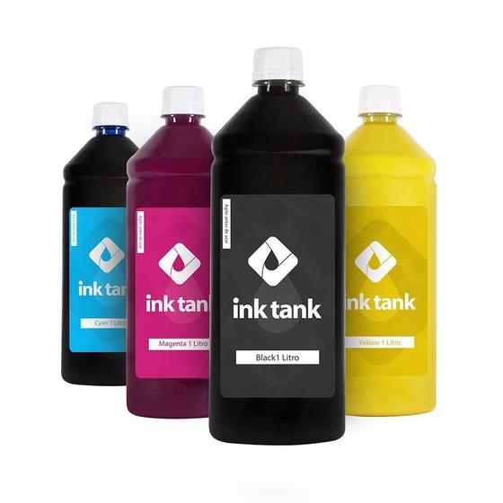 Imagem de Kit 4 tintas para  l355l200 sublimatica bulk ink 1 litro - ink tank