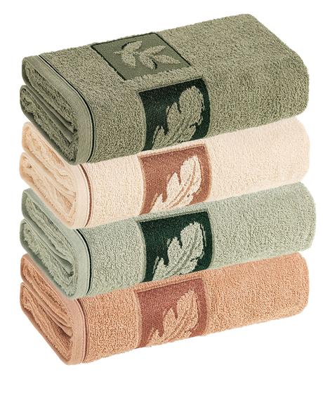 Kit 4 Toalhas De Banho Karsten Quebec Fio Cardado 70x135cm Sortidos