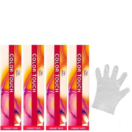 Kit 4 Tonalizante Wella Color Touch 6/71 60ml Tonalizante de Cabelo Magazine Luiza
