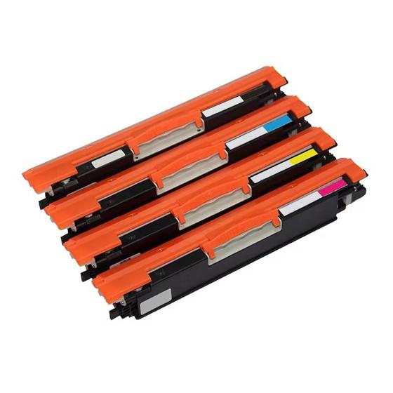 Imagem de Kit 4 Toner Compatível Ce310a Ce311a Ce312a Ce313a  Cp1025 Cp1025nw Cp1020 Novo