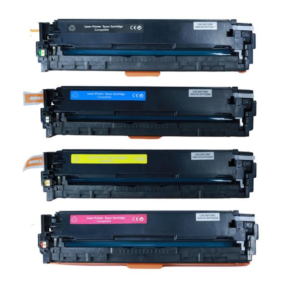 Imagem de Kit 4 Toner Compativel Com Pro 200 M276 M251 Cf210