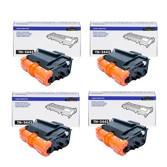 Imagem de Kit 4 Toner Compatível P/ Brother Hl-l5102dw Hl-l5102 5102dw