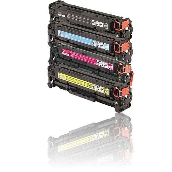 Imagem de Kit 4 Toner Compatível Tankfull Para HP 304A CC530A CC531 CC532 CC533 CMYK - Compatível para HP CP2025 CM2320 CP2025DN C