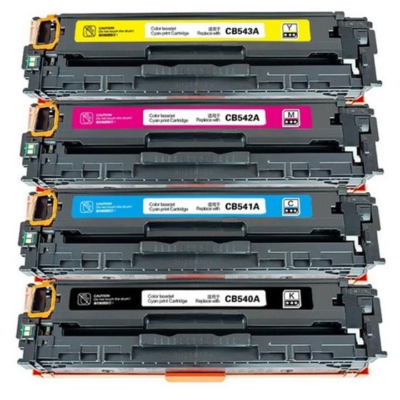 Imagem de Kit 4 Toner Para Cb540 541 542 543 Cp1215 1515 1518 Novo