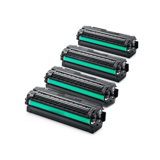 Imagem de Kit 4 Toners Tankfull Para Samsung CLP-680ND CLX-6260FR - CLT-506L CMYK