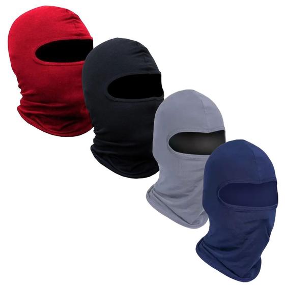 Imagem de Kit 4 Touca Gorro Ninja Balaclava Máscara Motoqueiro Sortida