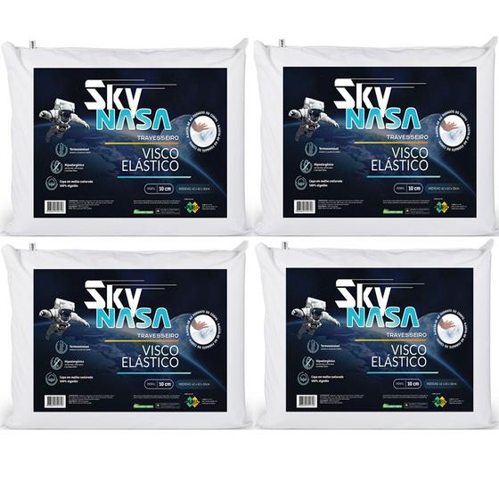 Imagem de Kit 4 Travesseiros Nasa Sky
