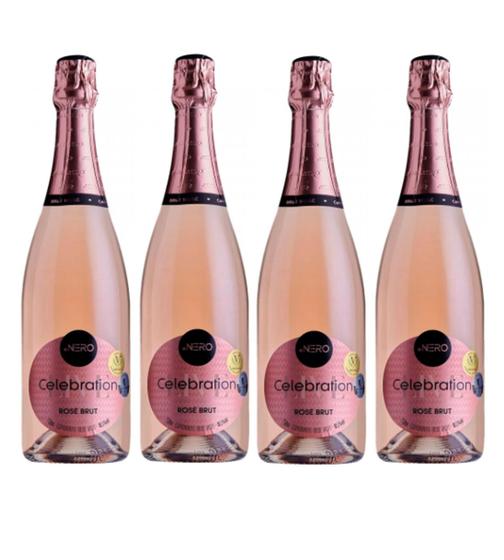Kit 4 Un Espumante Ponto Nero Live Celebration Brut Rosé 750 ml Menor preço em Kit 4 Un Espumante Ponto Nero Live Celebration Brut Rosé 750 ml