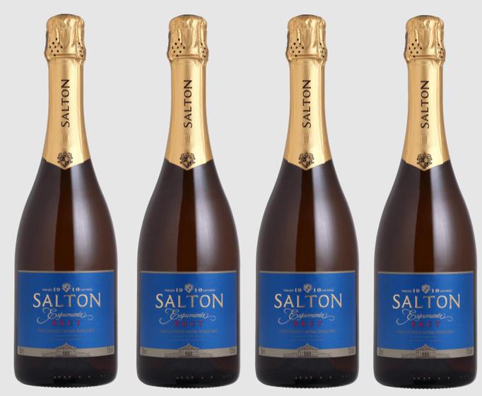 Imagem de Kit 4 Un Espumante Salton Brut 750 ml