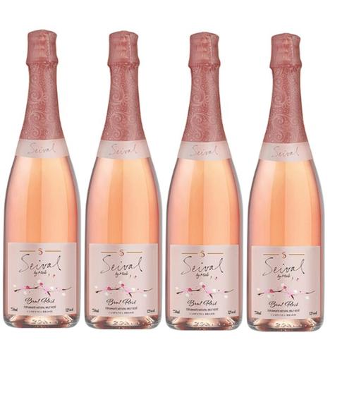 Imagem de Kit 4 Un Espumante Seival Rosé Brut 750 ml