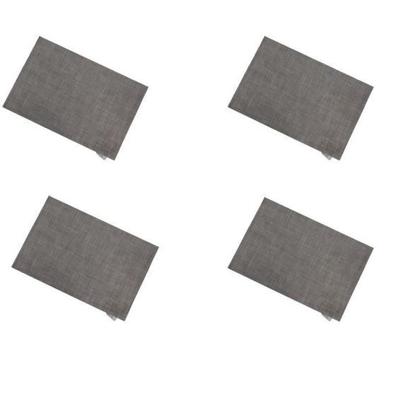 Imagem de Kit 4 Un Jogo Lugar Americano Retangular Bege 45 L X 30 ACm