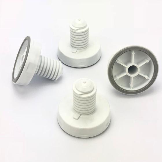 Kit 4 Un Pé Nivelador Maquina Lavadora De Roupa Electrolux Menor preço em Kit 4 Un Pé Nivelador Maquina Lavadora De Roupa Electrolux