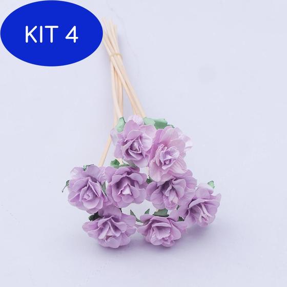 Imagem de Kit 4 Varetas Para Difusor Mini Flores Lilás - Avatim 8