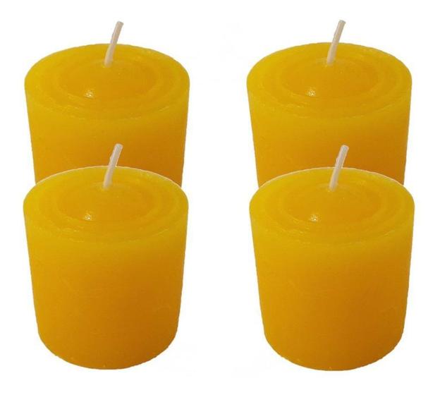 Imagem de Kit 4 Velas Aromáticas De Citronela Contra Mosquito