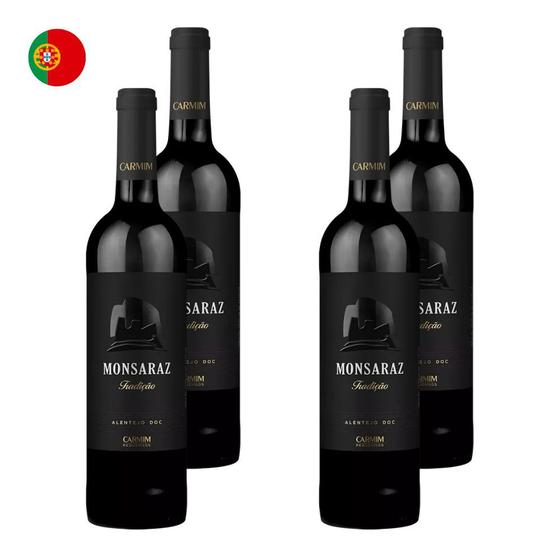 Imagem de Kit 4 Vinhos Monsaraz DOC Tinto Portugal 750ml