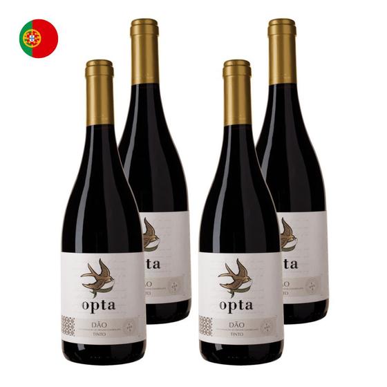 Imagem de Kit 4 Vinhos Opta Dão Tinto Portugal 750ml