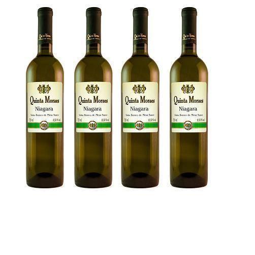 Imagem de Kit 4 Vinhos Quinta Moares Niagara Branco Seco